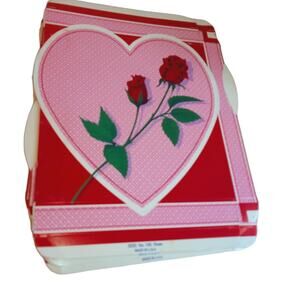 Vintage Heart And Roses Card Gift Box SET OF 24